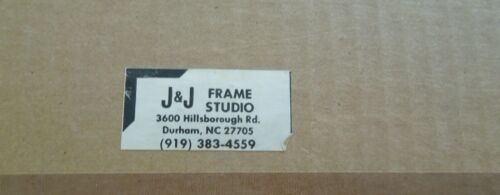 RARE LARGE SIGNED & DATED SUE QUARLES PRINT FRAME ST. GEORGE'S BERMUDA 1985 - Picture 7 of 7