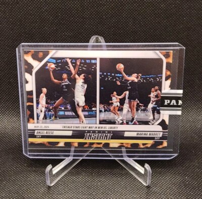 2024 Panini Instant WNBA #28 Angel Reese RC Marina Mabrey Jaguar 05/10 Jersey #