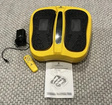 Medic Therapeutics Vibrating Foot Massager Yellow With Remote