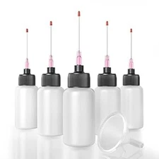 5 Pcs Needle Oiler (1 OZ), Precision Gun Oil Bottle, LDPE Oil Applicator with...