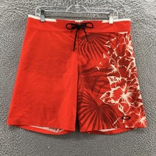 Oakley Performace Fit Board Shorts Mens 32 actual 35x8 Multicolor Drawstring