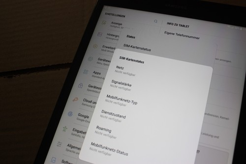 Samsung Galaxy Tab A T555 LTE 16GB weiss Android Tablet  GUT - Bild 9 von 17