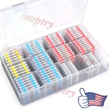 1000PCS Solder Seal Sleeve Heat Shrink Butt Wire Connectors Terminals Waterproof