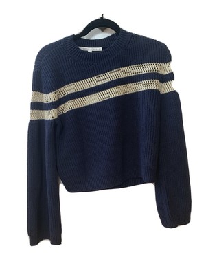 veronica beard melinda crew neck sweater