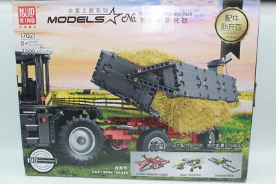 OO Mould King 17021 Anbauteile Anhänger Schwader Mähwerk Egge 3098 pcs !! SALE ! - Bild 1 von 4