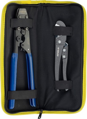 EFIELD Pex Cinch Clamp Crimping Tool Stainless Steel 3/8" to 1" With Pipe Cutter