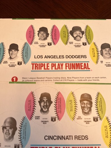 1977 Burger Chef Triple Play Funmeal HOF'Ss Komplettset 24 - ungeschnittenes Set! - Bild 7 von 12