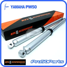 YAMAHA PW50 PW 50 FRONT FORKS SHOCKS FORK SET ASSEMBLY 1985 1986 1987 1988 1999