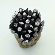 36 Mixed Size Metal Jewelry Making Stamping Punch Kit P0J1 Set flower S8G6