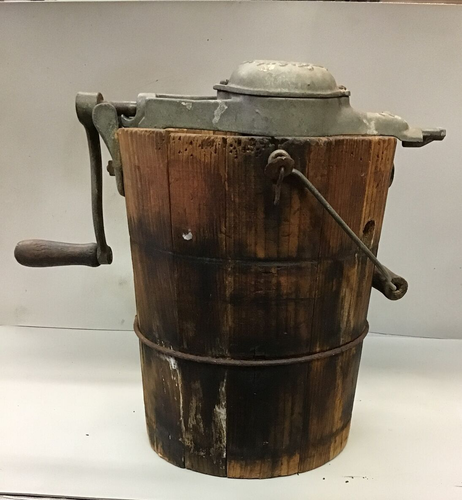 vintage hand crank ice cream maker