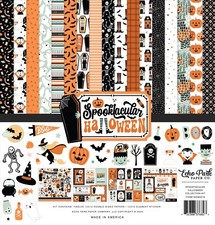 Echo Park SPOOKTACULAR Halloween 12x12 Collection Kit Scrapbook