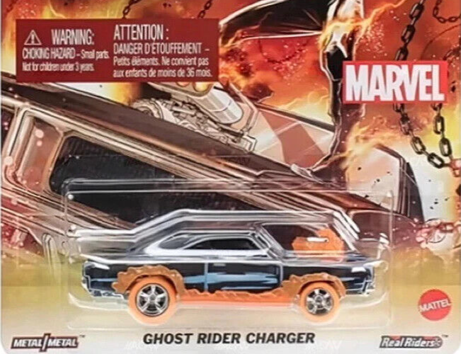 INHAND 2025 Hot Wheels Premium Pop Culture Marvel ' Ghost Rider