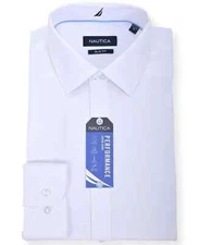 Nautica Men's Slim Fit Supershirt Dress Shirt (Select Size)