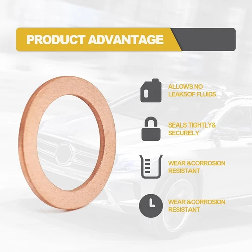 15 Stück Ölablassschraube Dichtung - 14 mm OEM  - Bild 3 von 5