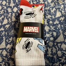 Disney MARVEL 3 PAIR CREW SOCKS
