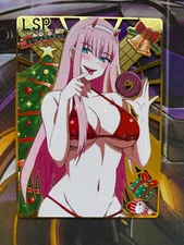 Zero Two Darling in The Franxx Goddess Story Waifu Metal Card Anime LSP 124/200