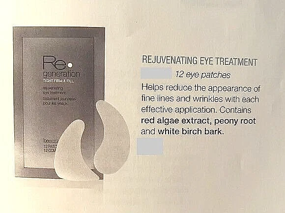 BeautiControl Regeneration Tight, Firm & Fill Eye Treatment - 12 patches, NIB - Image 3 of 3