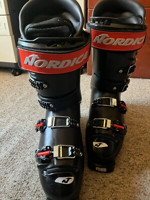 Nordica Doberman Ski Boot Men's 11/29 Black Red World Cup 150