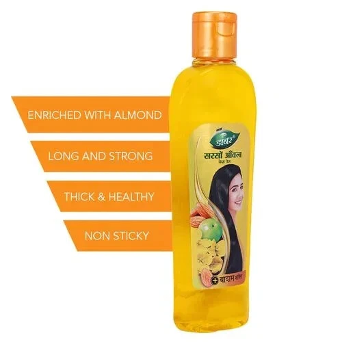 DABUR SARSO AMLA HAIR OIL NON STICKY MUSTARD hair FALL DAMAGE REPAIR 175 ml - image 4 of 4