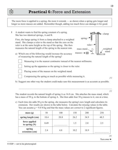 GCSE AQA Required Practical 10-Minute Tests with Answer Key Stage 4 Cgp - Picture 11 of 12