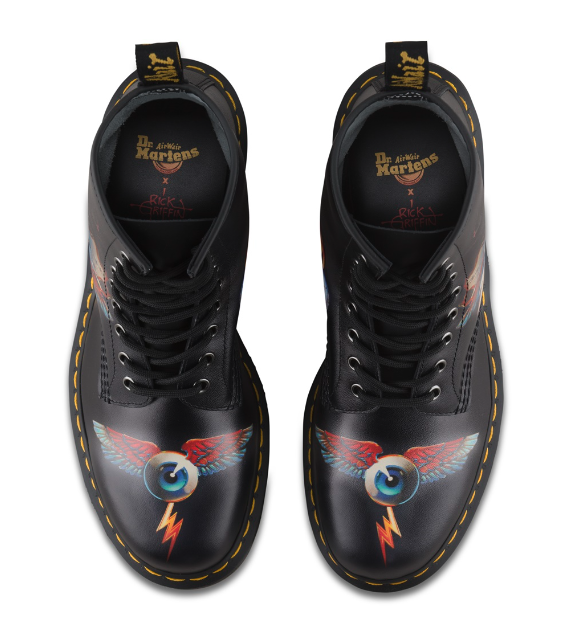 ドクターマーチン1460 Dr. Martens x Rick Griffin 1460 Rick Griffin in Black | Dr. Martens
