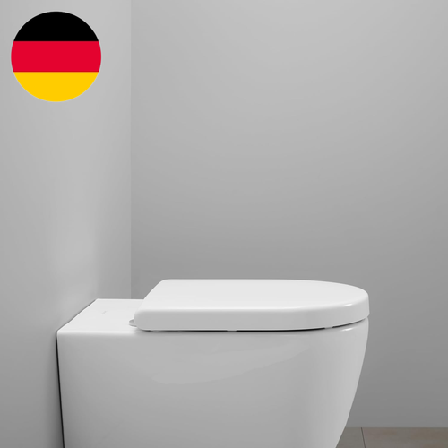 Duravit Wc-Sitz Univavo, Wc-Sitz D-Shaped Compact, Klobrille Mit Doppelter Absen - Bild 8 von 12