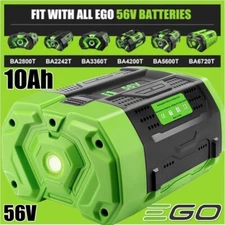 For EGO 56V Power+ 5.0Ah 9.6Ah 12Ah Lithium-ion Battery BA5600T BA4200 BA2800T