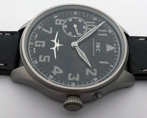 Rare Big Swiss Military Wristwatch IWC Schaffhausen Steel Case Pilots WW2 - Picture 5 of 19