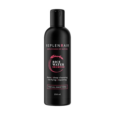 Reiswasser Haarshampoo Replenhair - Detox Reinigung Reparatur Haarwachstum