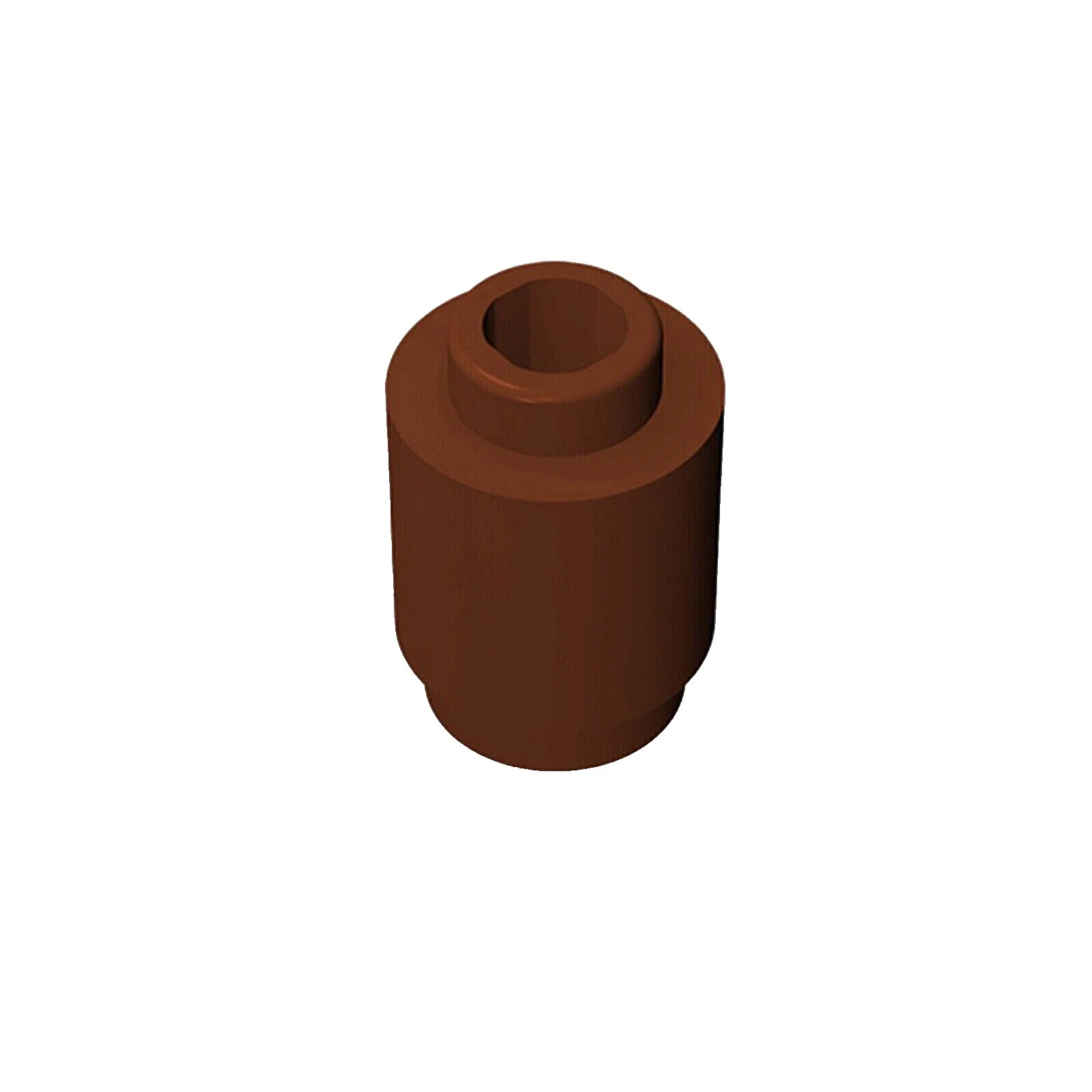 Piezas de juguetes de construcción marrón y piezas