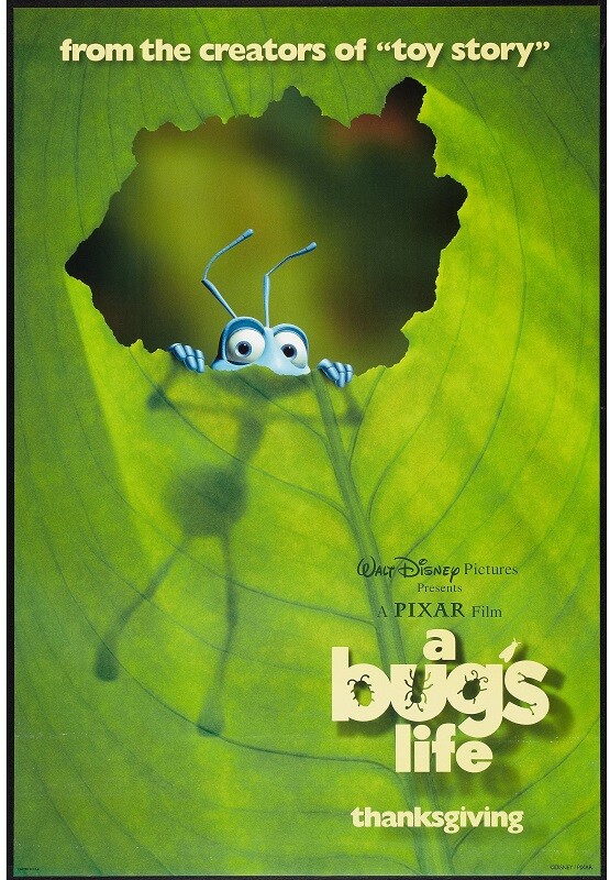 A Bug's Life Original Movie Poster Flik Walt Disney *Hollywood