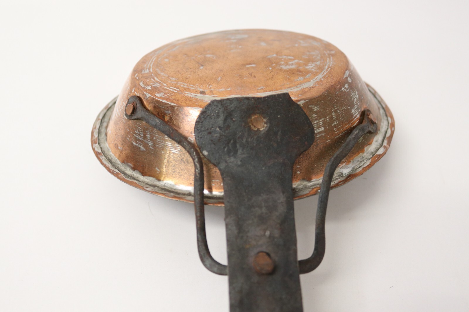 Antique Copper Skillet Frying Pan Large 18