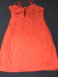 burnt orange dress uk
