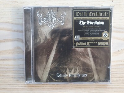 The Everdawn Poems Burn the Past CD Death Certificate Ltd Edition