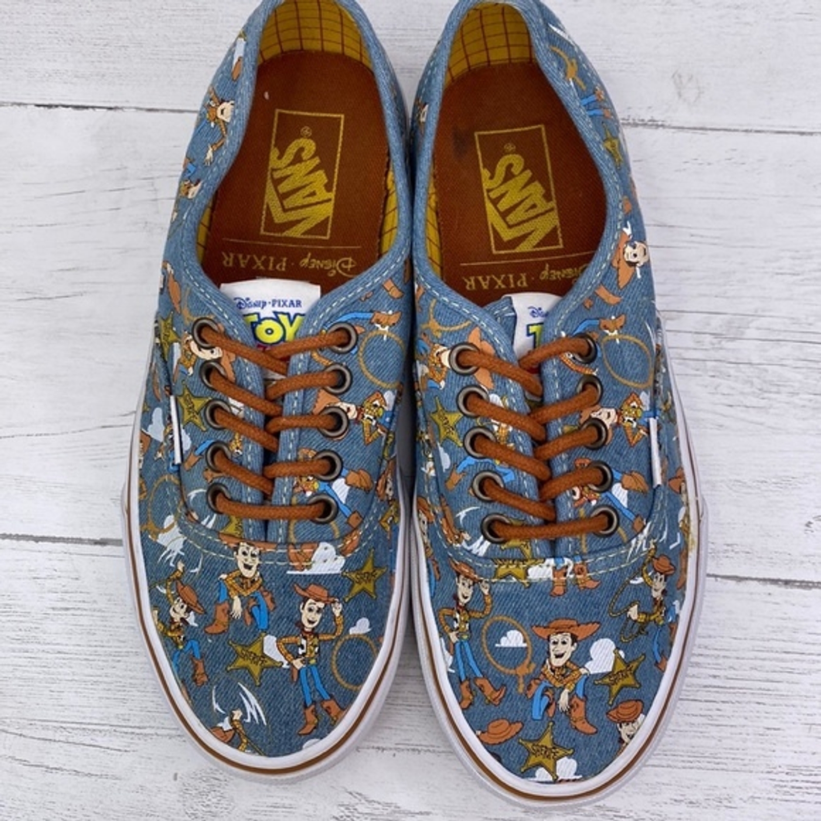 Vans x Toy Story Woody Disney Pixar Shoes Sneakers in… Gem