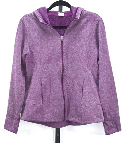 Danskin Now full zip purple women's 