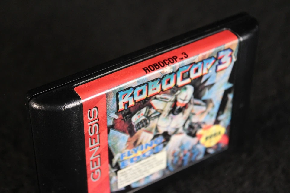 Sega Genesis Robocop 3 vintage original video game loose cartridge classic 1993 - Image 4 of 4