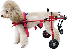 HobeyHove Adjustable Dog Wheelchair for Back Legs  Pet/Doggie Doggy Wheelchairs