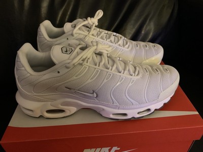 Nike Air Max Plus Tuned 1 White-Grey Uk 10 | eBay