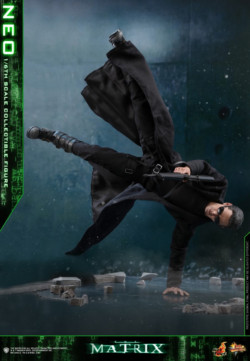 HotToys HT MMS466 Matrix Neo 2.0 Keanu Reeves Action Figure 1/6 In
