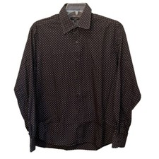 Ted Baker London Button Down Long Sleeve Casual Dress Shirt Size 4 Large