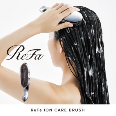 【新品未使用】ReFa ION CARE BRUSH PREMIUM ReFa Ion Care Brush Premium Shampoo & Treatment Hairbrush