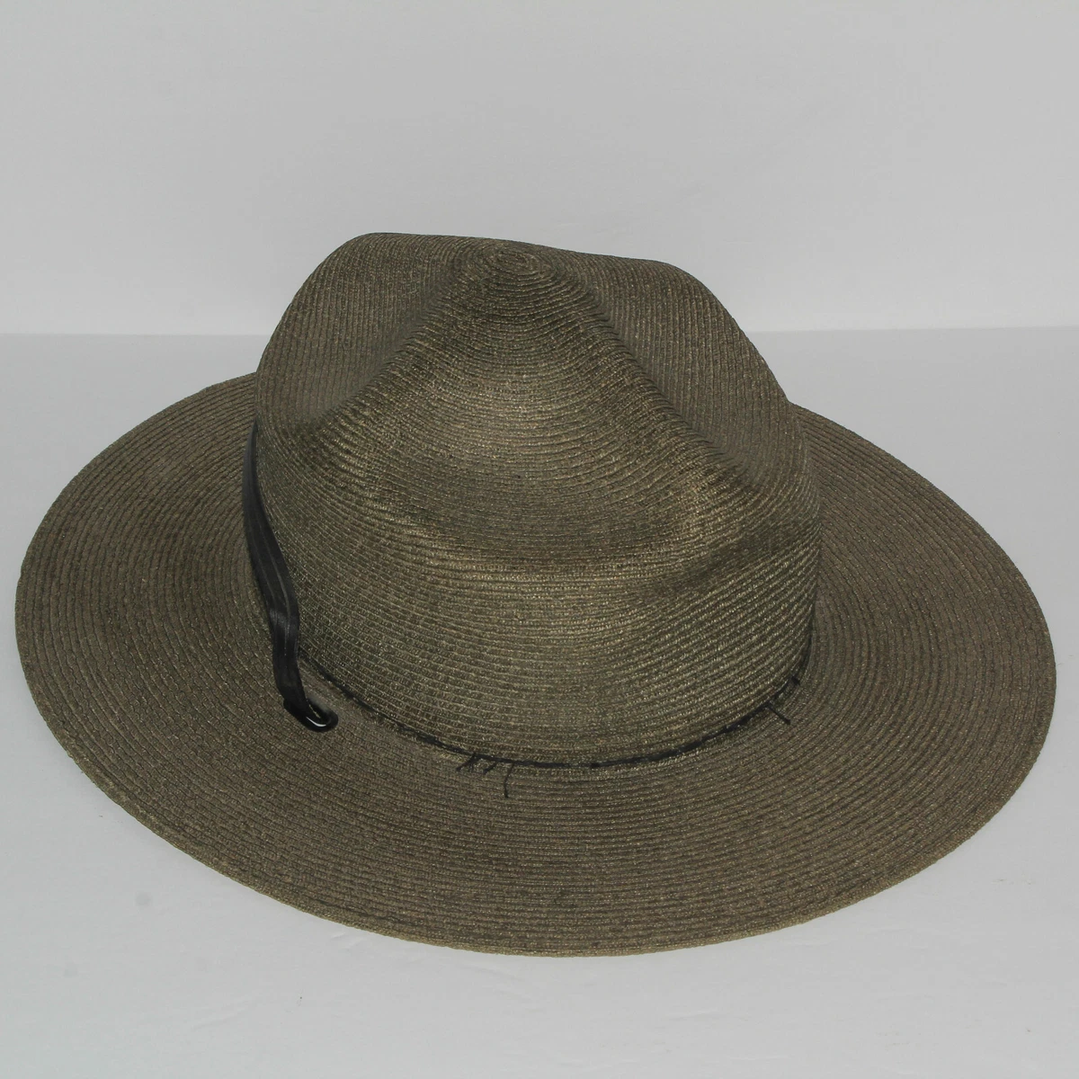 military straw hat