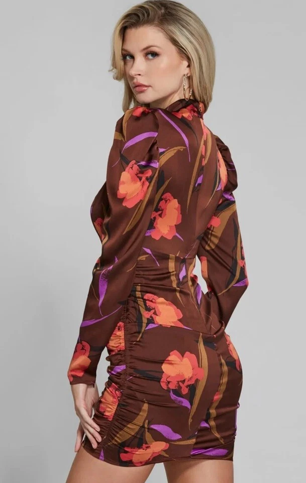 ❤️ Vestido acanalado floral Guess By Marciano talla XS❤️ NUEVO CON ETIQUETAS Foto 4 de 4