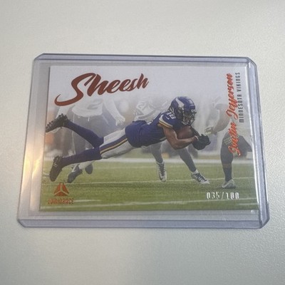 2022 PANINI LUMINANCE SHEESH JUSTIN JEFFERSON #SHS-JJE ORANGE SP /100 VIKINGS