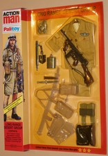 vintage action man 40th anniversary sas lrdg card boxed