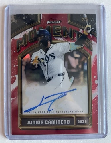 2026 Topps Finest Junior Caminero Red (RAW)