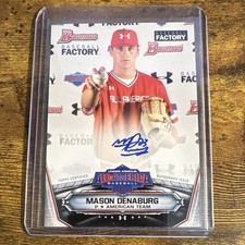 Mason Denaburg Auto Bowman #/199- Topps Onyx Autograph Denaburg Palette Prospect