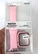 Pink Silicone Replacement Band for Size 44mm Apple Watch