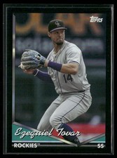 Ezequiel Tovar 2024 Topps Archives #225 Black Foilboard Colorado Rockies